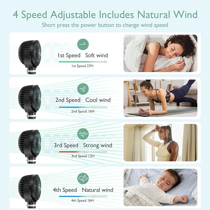 🔥 SUMMER SALE UPTO 50%🔥✨BUY 2 GET 1 FREE✨ - Mini Portable Stroller Fan ⭐ thumbnail 6
