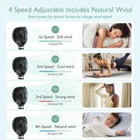 🔥 SUMMER SALE UPTO 50%🔥✨BUY 2 GET 1 FREE✨ - Mini Portable Stroller Fan ⭐ thumbnail 6