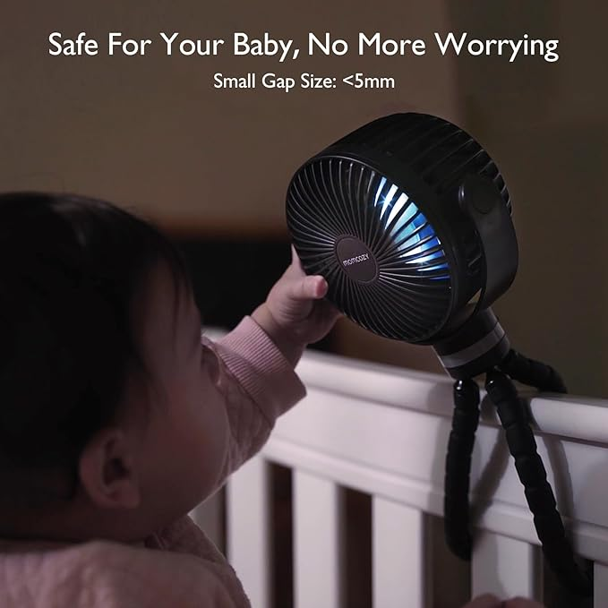 🔥 SUMMER SALE UPTO 50%🔥✨BUY 2 GET 1 FREE✨ - Mini Portable Stroller Fan ⭐ thumbnail 8