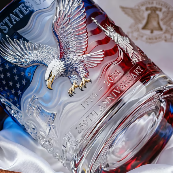 🎁 Father’s Day Gift Sale — 60%🔥USA 250th Anniversary Whiskey Glass 1776–2026 thumbnail 5