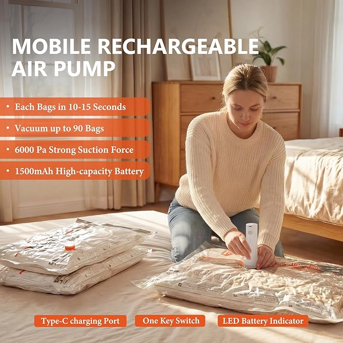 🔥HOT SALE 49% OFF☀️- Nano-Pump Compresses Your Clothes ✈️ thumbnail 3