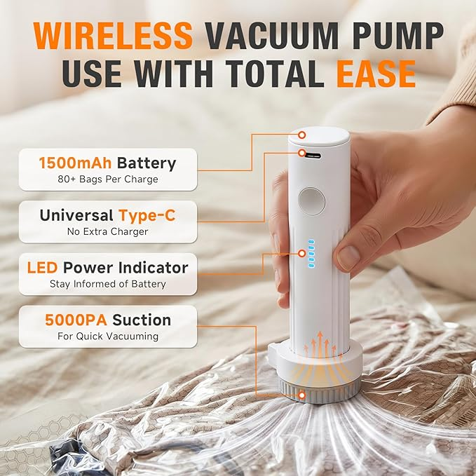 🔥HOT SALE 49% OFF☀️- Nano-Pump Compresses Your Clothes ✈️ - Image 1