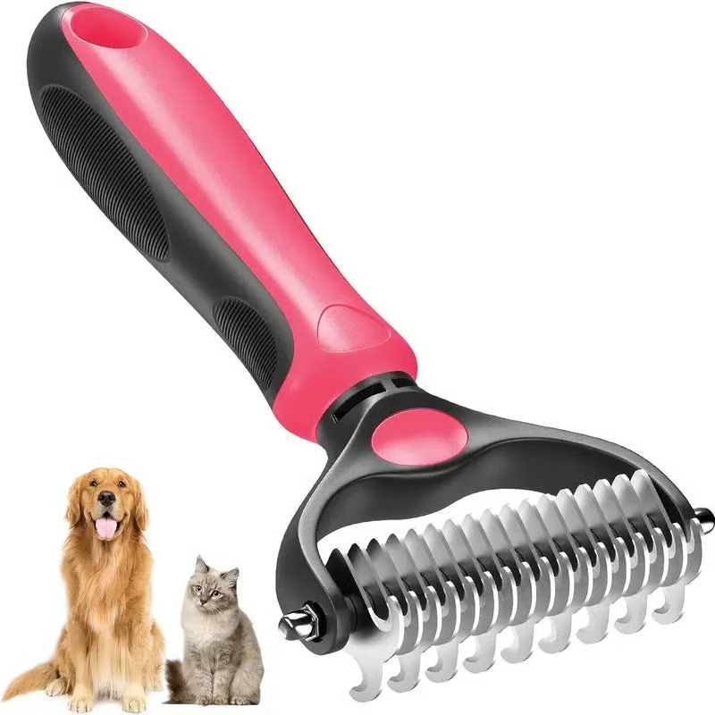 🔥Last Day: 60% OFF🔥✨ Double-Sided Deshedding Pet Brush – Dual-Sided, Ergonomic & Gentle for Dogs & Cats 🐶 thumbnail 9