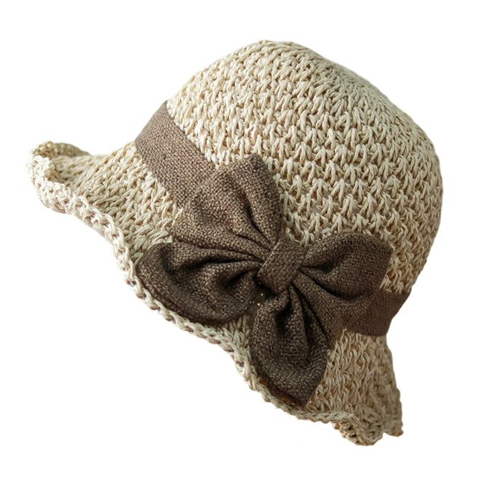 🔥🔥Hot Deal Summer SALE OFF UP TO 60%🔥🔥Woven Straw Sun Hat with Bow thumbnail 10