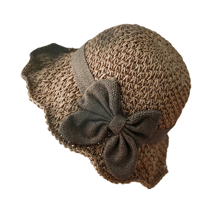🔥🔥Hot Deal Summer SALE OFF UP TO 60%🔥🔥Woven Straw Sun Hat with Bow thumbnail 11