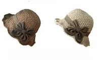 🔥🔥Hot Deal Summer SALE OFF UP TO 60%🔥🔥Woven Straw Sun Hat with Bow thumbnail 12
