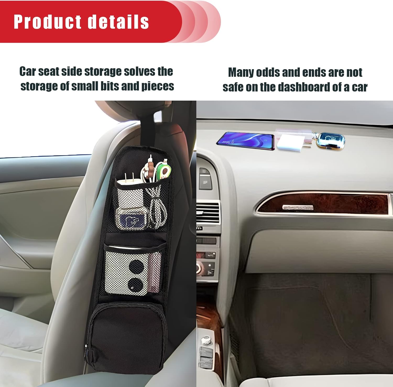 🚗💥 50% OFF - Car Seat Storage Hanging Bag! 💥🚗 thumbnail 5
