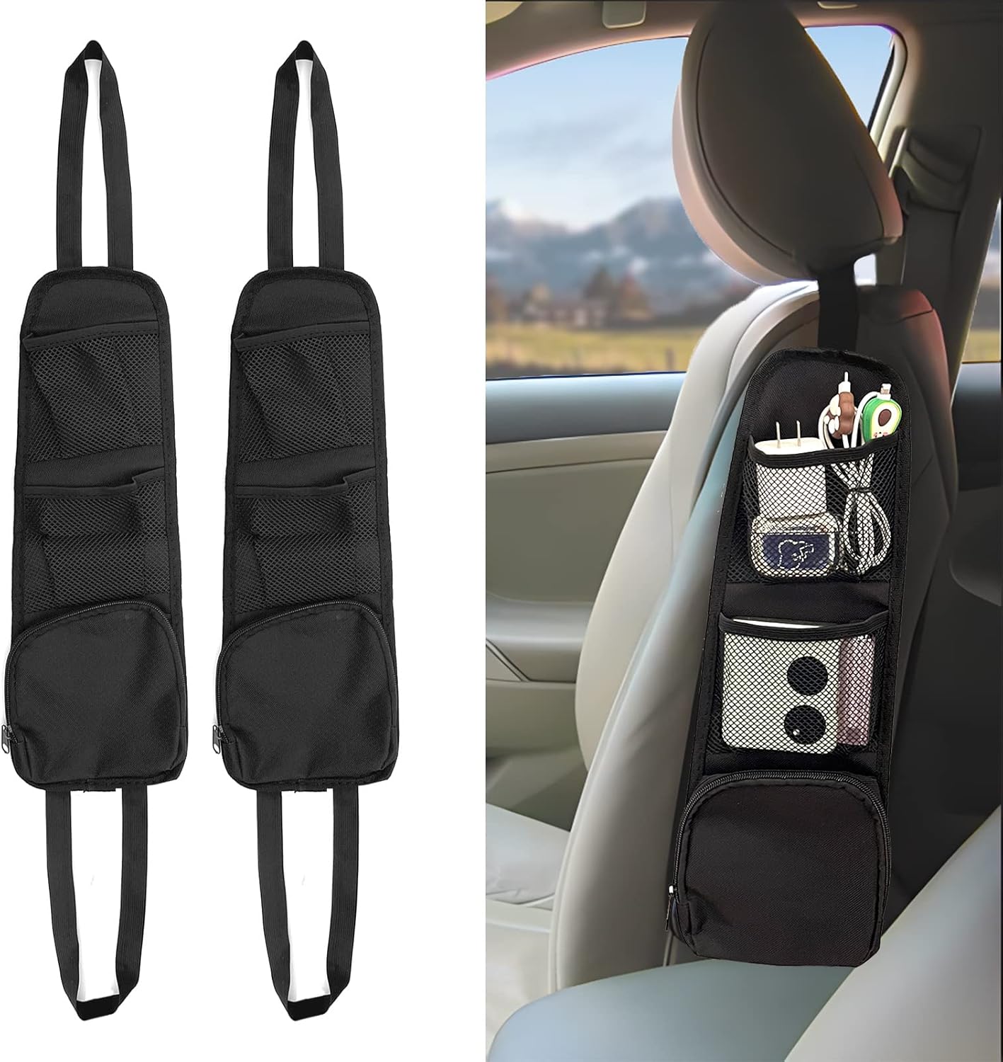 🚗💥 50% OFF - Car Seat Storage Hanging Bag! 💥🚗 thumbnail 7