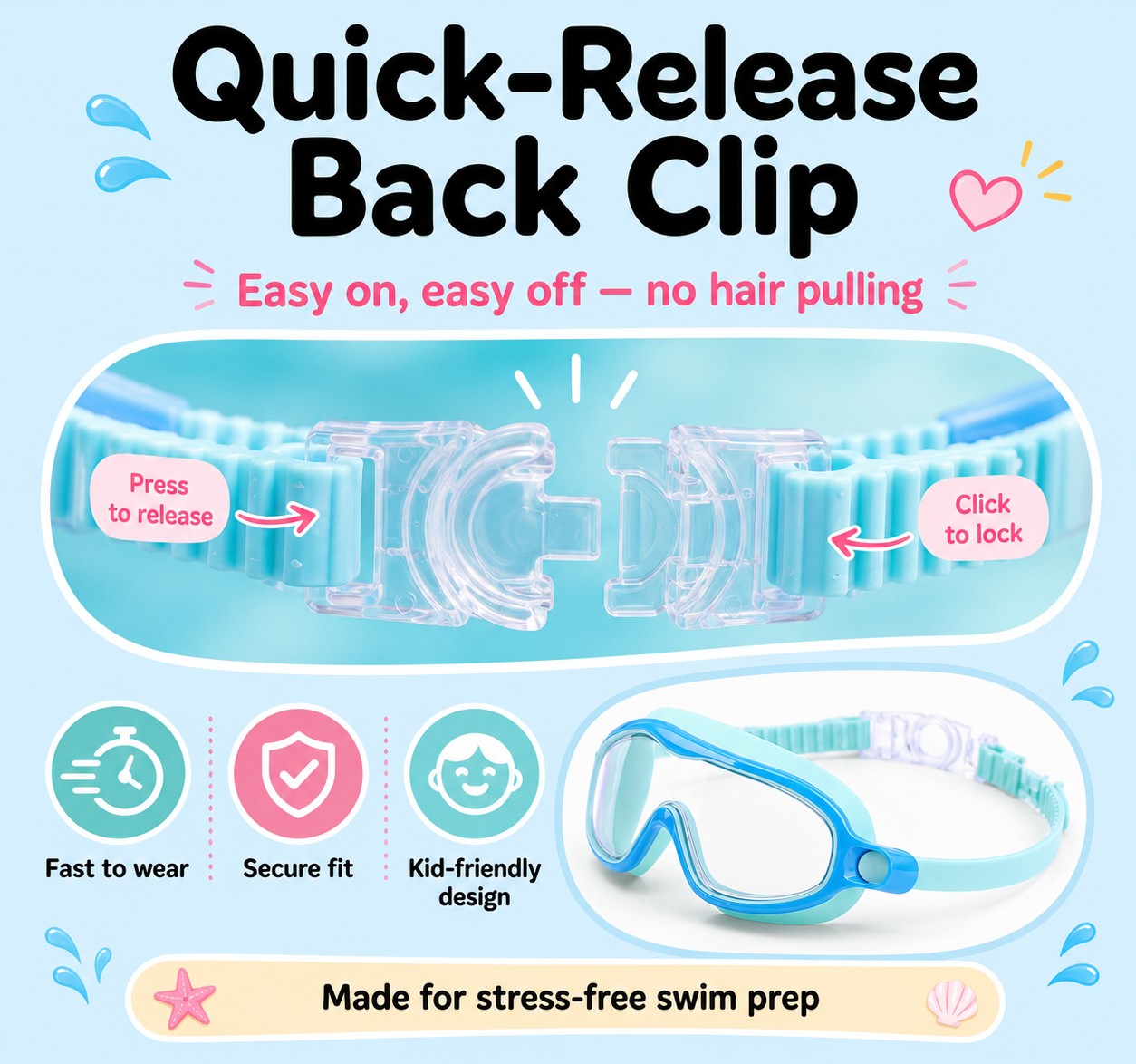 🔥🔥Hot Deal Summer SALE OFF UP TO 60%🔥🔥 Clip-On Swim Goggles thumbnail 8