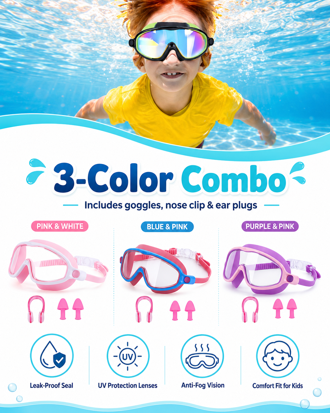 🔥🔥Hot Deal Summer SALE OFF UP TO 60%🔥🔥 Clip-On Swim Goggles thumbnail 23