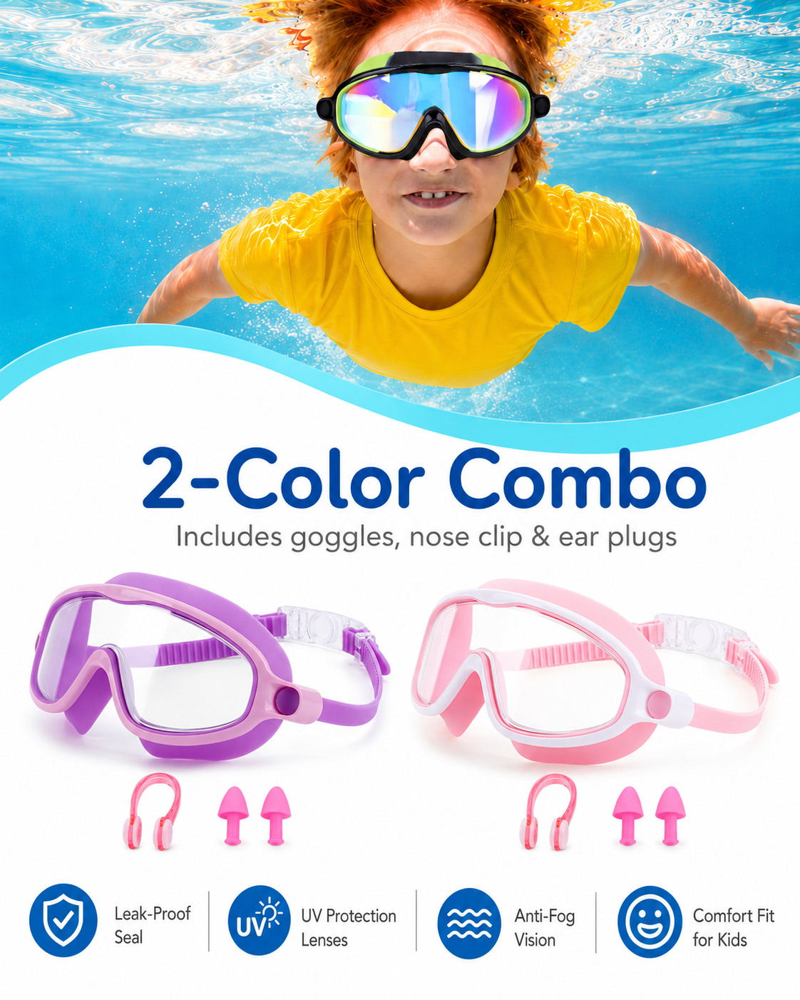 🔥🔥Hot Deal Summer SALE OFF UP TO 60%🔥🔥 Clip-On Swim Goggles thumbnail 20