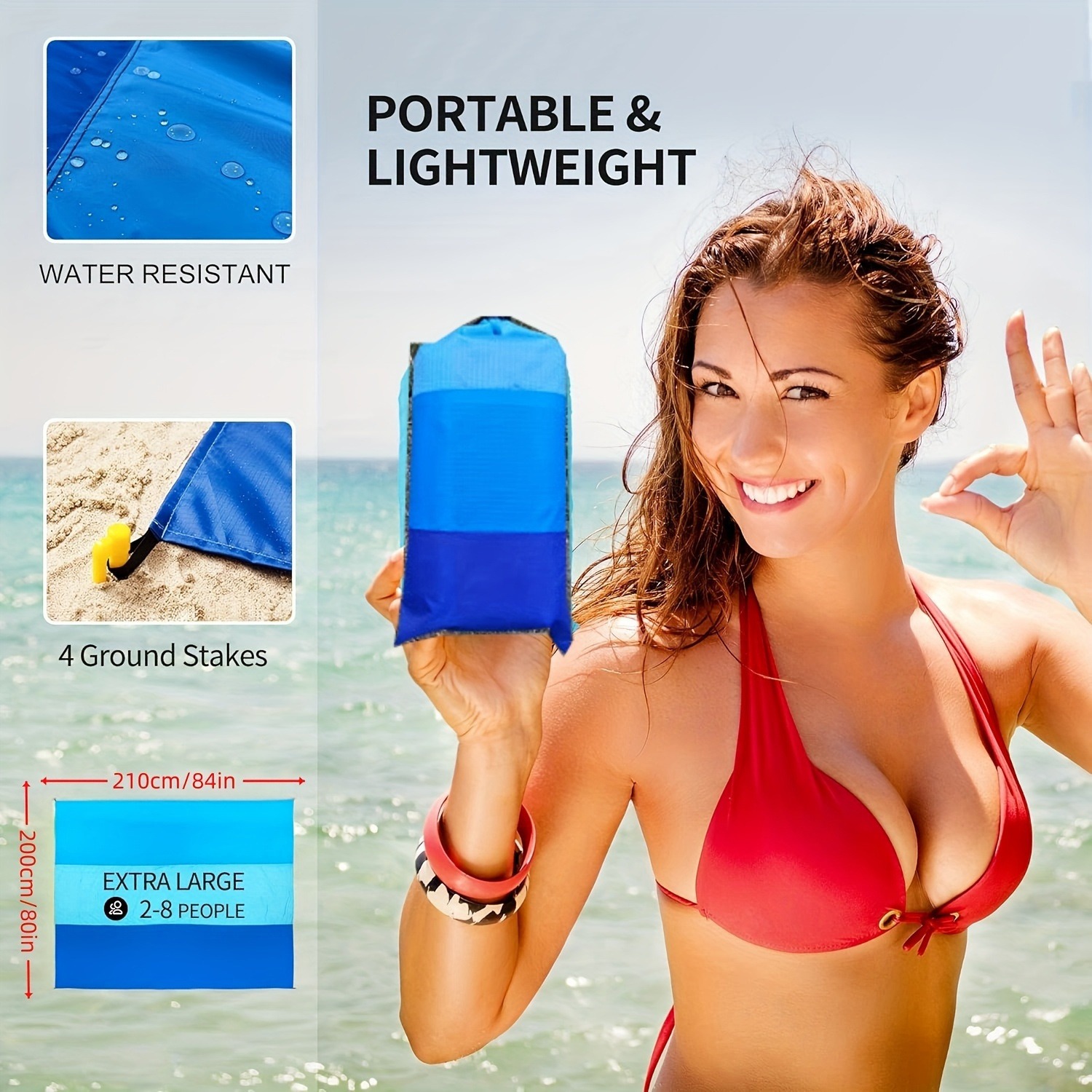 🏖️🔥Hot Deal Summer SALE OFF 60% - Foldable Waterproof Beach Mat! 🔥🏕️ thumbnail 3