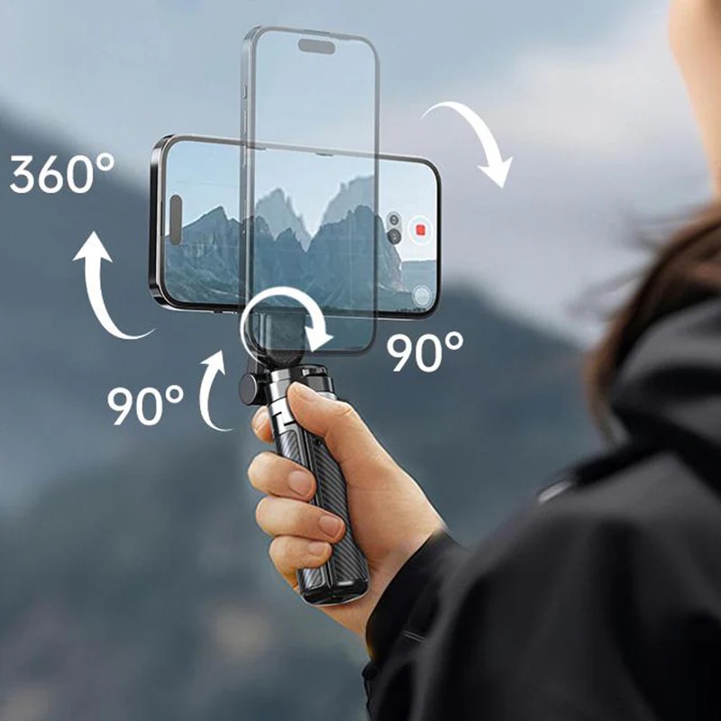 🔥Hot Sale（💥50%OFF）🔥4-in-1 Multifunctional 360° Rotation Magnetic Selfie Stick thumbnail 9