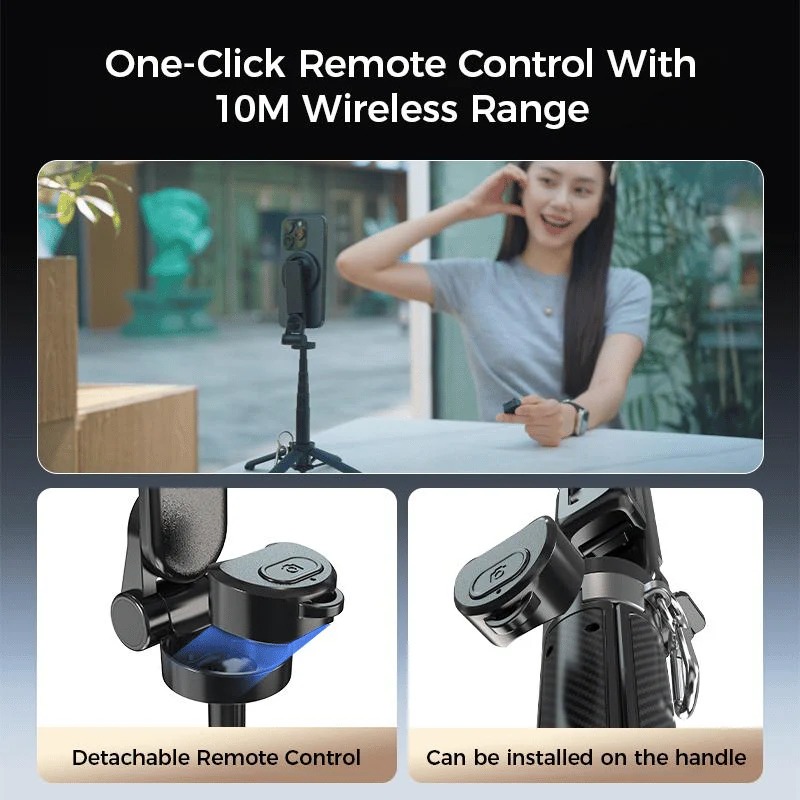🔥Hot Sale（💥50%OFF）🔥4-in-1 Multifunctional 360° Rotation Magnetic Selfie Stick thumbnail 4