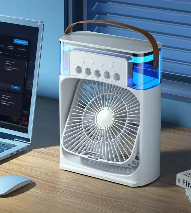 🔥🔥Hot Deal Summer SALE OFF UP TO 60%🔥🔥3-in-1 Portable Mini Air Cooler Fan with Humidifier & LED Light thumbnail 2