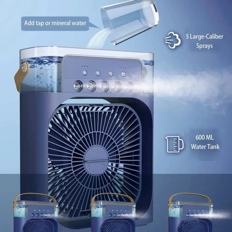 🔥🔥Hot Deal Summer SALE OFF UP TO 60%🔥🔥3-in-1 Portable Mini Air Cooler Fan with Humidifier & LED Light thumbnail 5