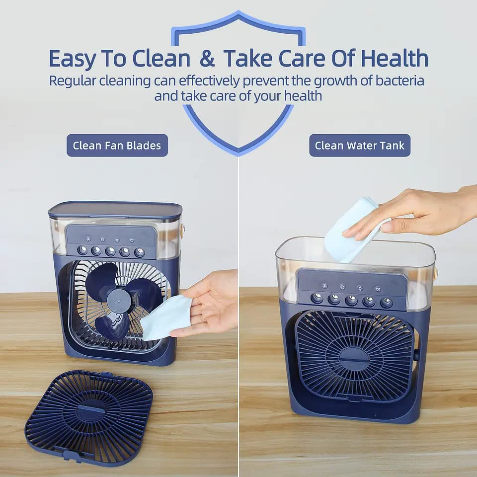 🔥🔥Hot Deal Summer SALE OFF UP TO 60%🔥🔥3-in-1 Portable Mini Air Cooler Fan with Humidifier & LED Light thumbnail 6