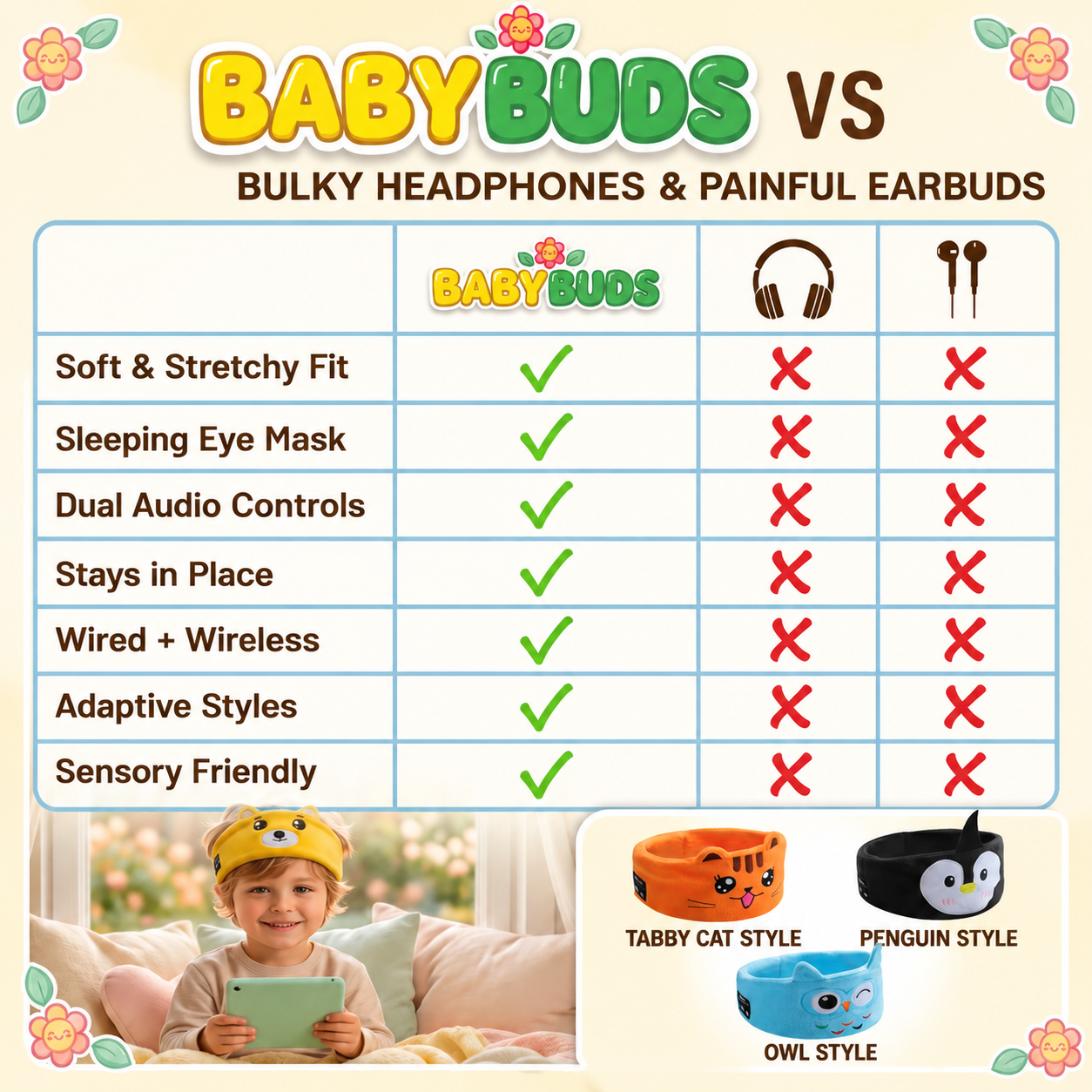 ☀️ Hot Summer Deal – Up To 50% OFF ☀️- Kidsren's Music Headscarf 👶🎵 thumbnail 2
