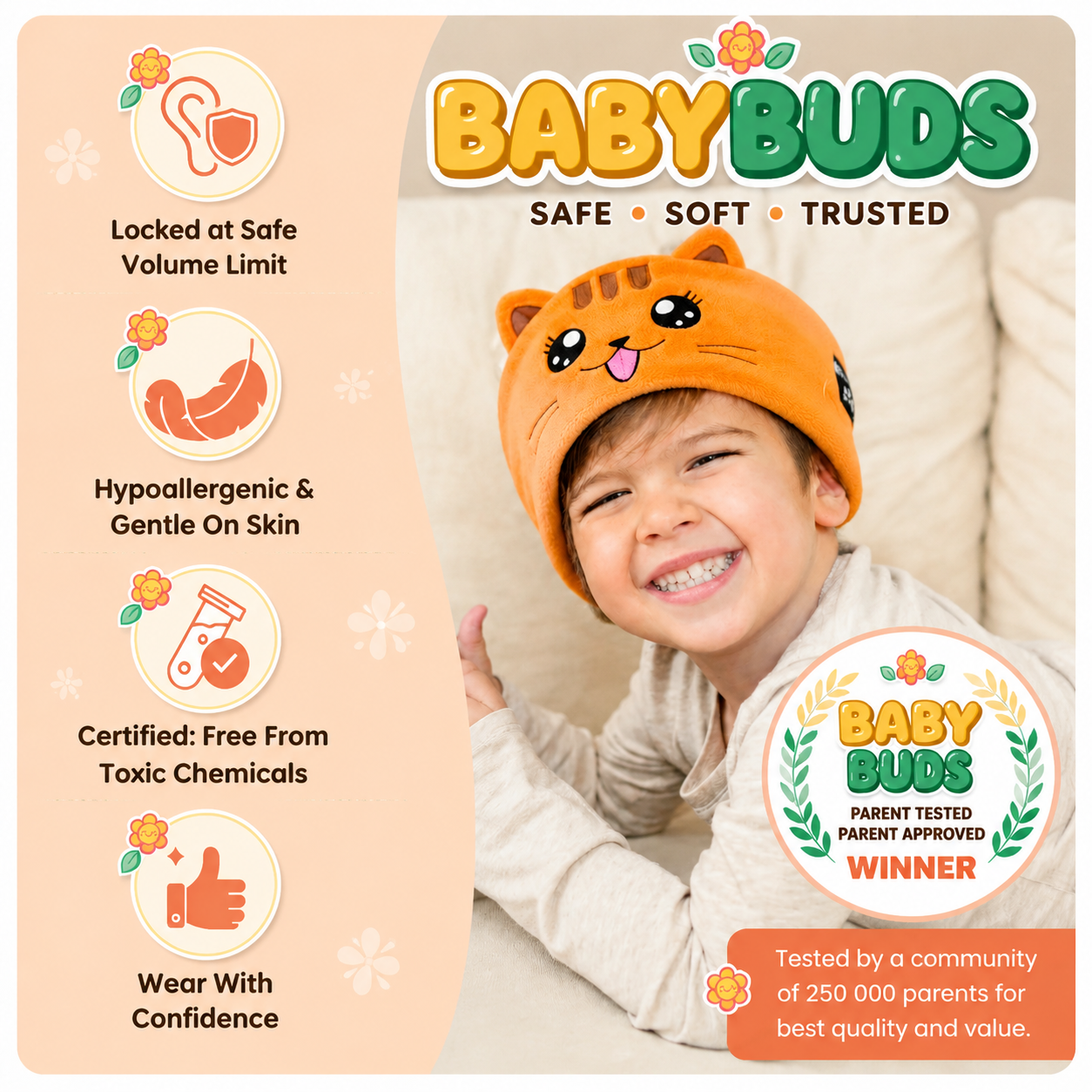 ☀️ Hot Summer Deal – Up To 50% OFF ☀️- Kidsren's Music Headscarf 👶🎵 thumbnail 4