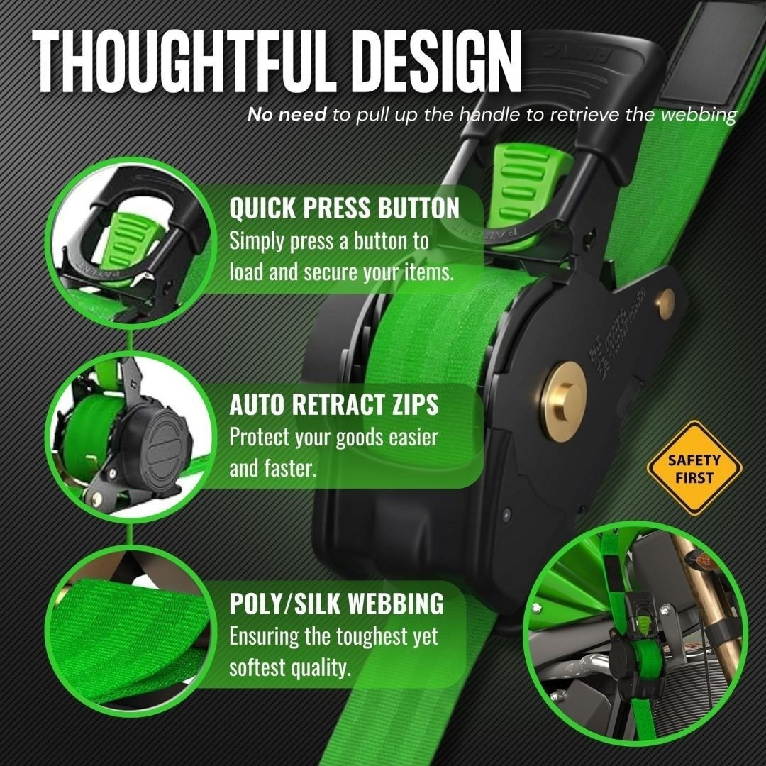 🔥 Selling Fast 50% OFF 🎁 Perfect Gift – Retractable Ratchet Strap (2026 Upgraded Edition) thumbnail 15