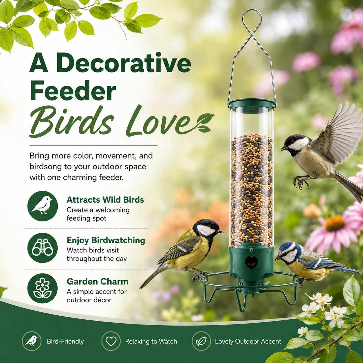 🔥🔥Hot Deal Summer SALE OFF UP TO 60%🔥🔥 Droll Yankees Squirrel-Proof Wild Bird Feeder Outdoor - Image 1