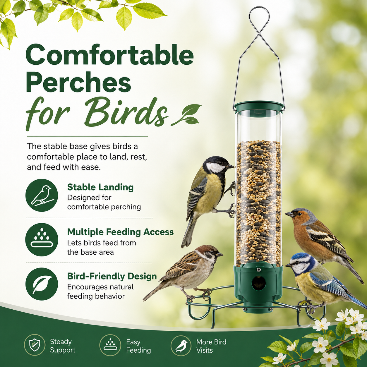 🔥🔥Hot Deal Summer SALE OFF UP TO 60%🔥🔥 Droll Yankees Squirrel-Proof Wild Bird Feeder Outdoor thumbnail 4