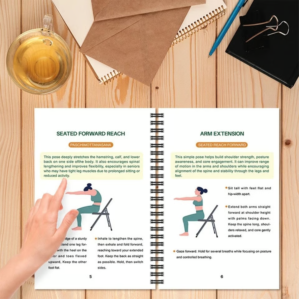 🔥🔥Hot Deal Summer SALE OFF UP TO 60%🔥🔥The Complete Guide to Chair Yoga for Seniors Over 60: 40+ Low-Impact Easy Exer thumbnail 6