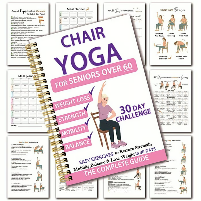 🔥🔥Hot Deal Summer SALE OFF UP TO 60%🔥🔥The Complete Guide to Chair Yoga for Seniors Over 60: 40+ Low-Impact Easy Exer thumbnail 10