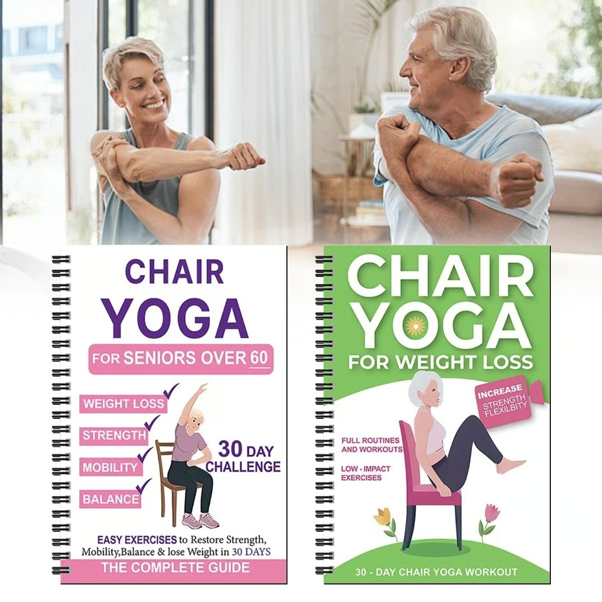 🔥🔥Hot Deal Summer SALE OFF UP TO 60%🔥🔥The Complete Guide to Chair Yoga for Seniors Over 60: 40+ Low-Impact Easy Exer thumbnail 2