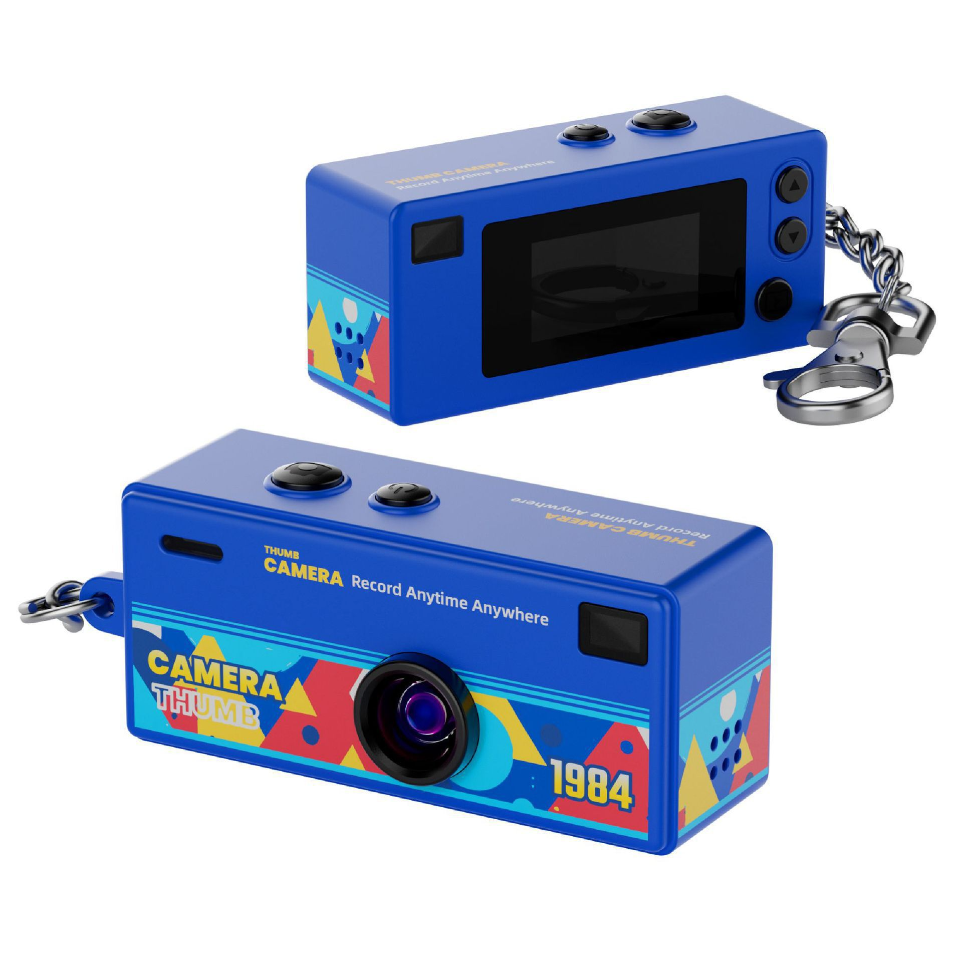 🔥Last Day 50% OFF🔥Thumb Camera with Keychain 1080P HD Mini Video Recorder for Kids Birthday Gift thumbnail 10
