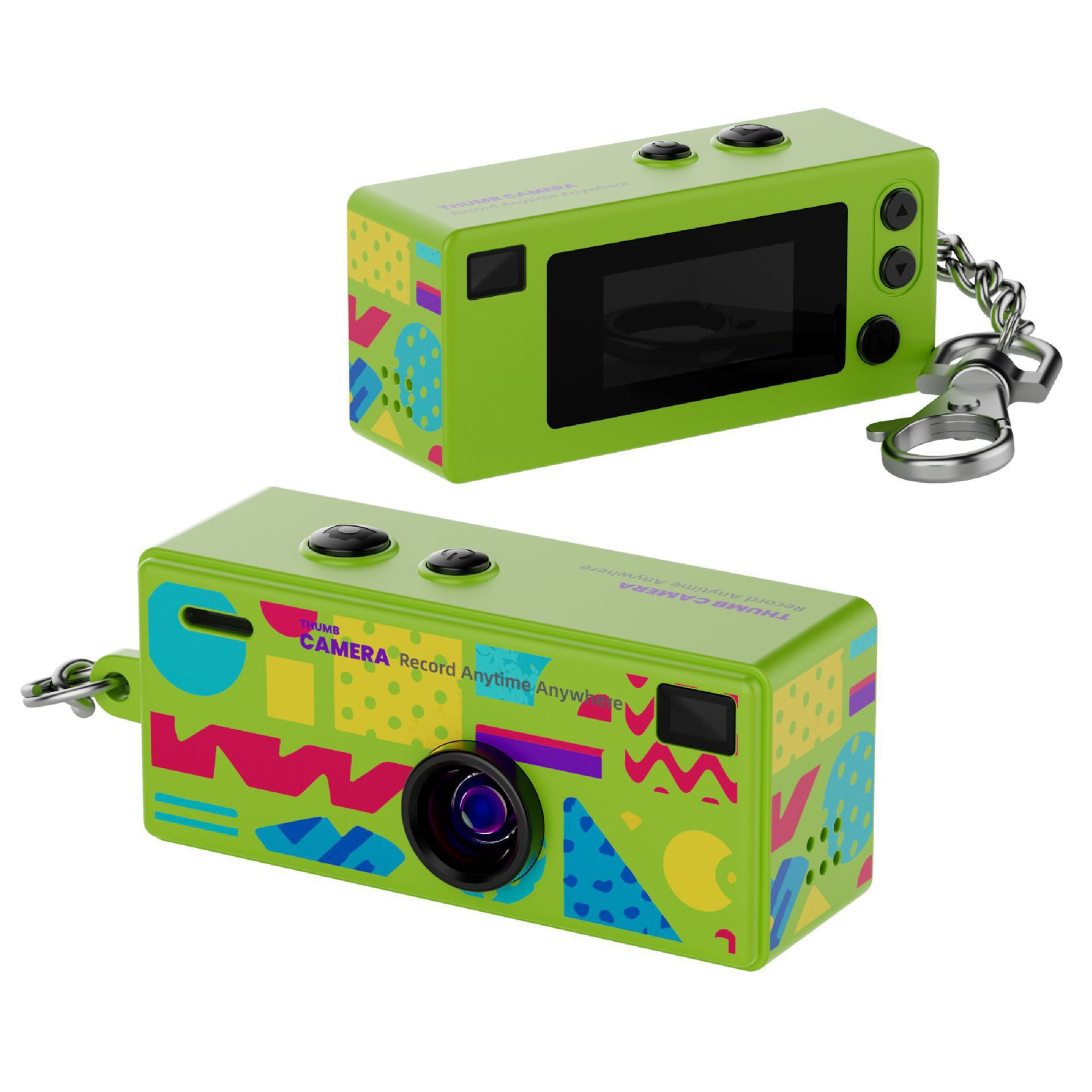 🔥Last Day 50% OFF🔥Thumb Camera with Keychain 1080P HD Mini Video Recorder for Kids Birthday Gift thumbnail 15