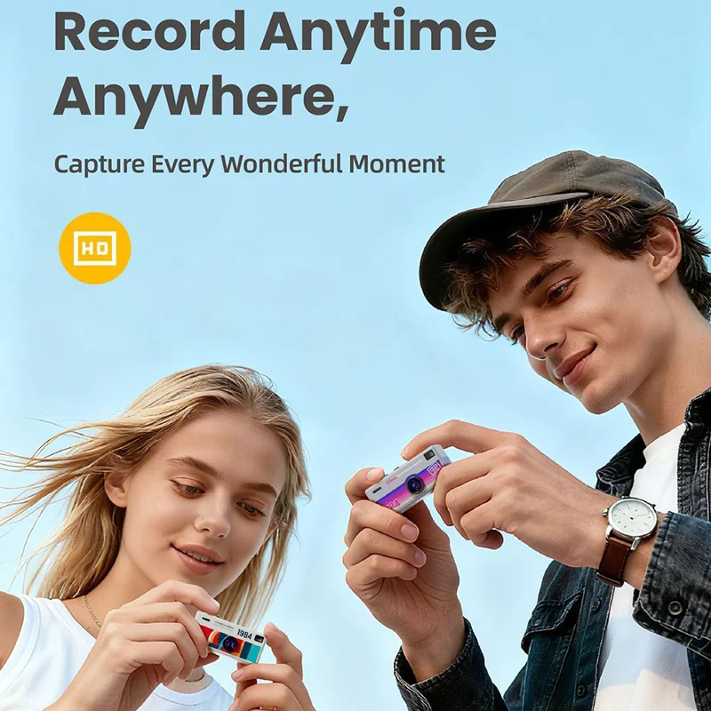🔥Last Day 50% OFF🔥Thumb Camera with Keychain 1080P HD Mini Video Recorder for Kids Birthday Gift thumbnail 6