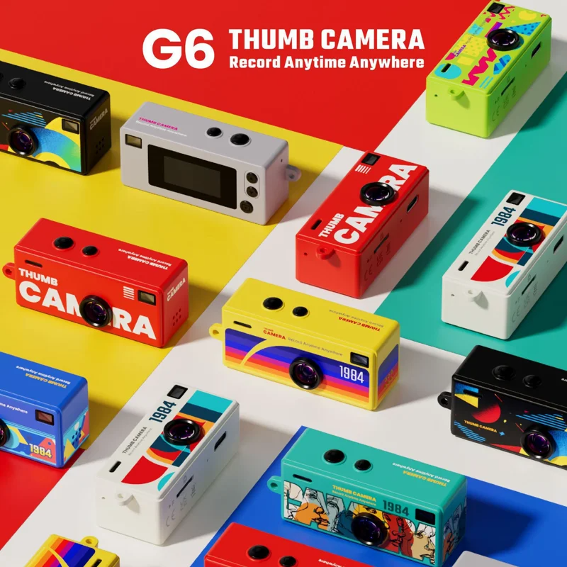 🔥Last Day 50% OFF🔥Thumb Camera with Keychain 1080P HD Mini Video Recorder for Kids Birthday Gift thumbnail 3