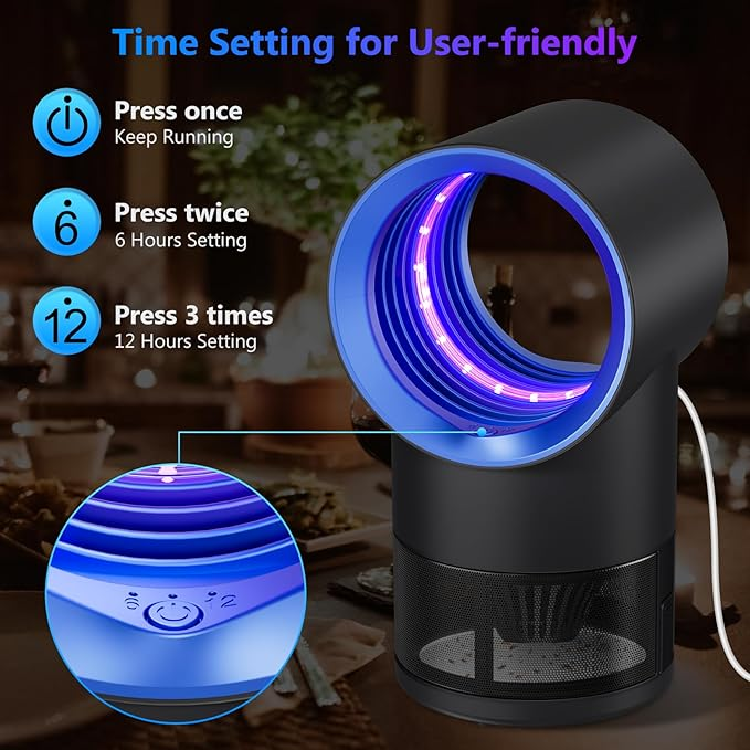 🔥 SUMMER SALE UPTO 50%🔥 - Mosquito Trap Lamp 🏕️ thumbnail 4