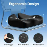 🔥Last Day 60% OFF🔥Ergonomic Memory Foam Seat Cushion thumbnail 5