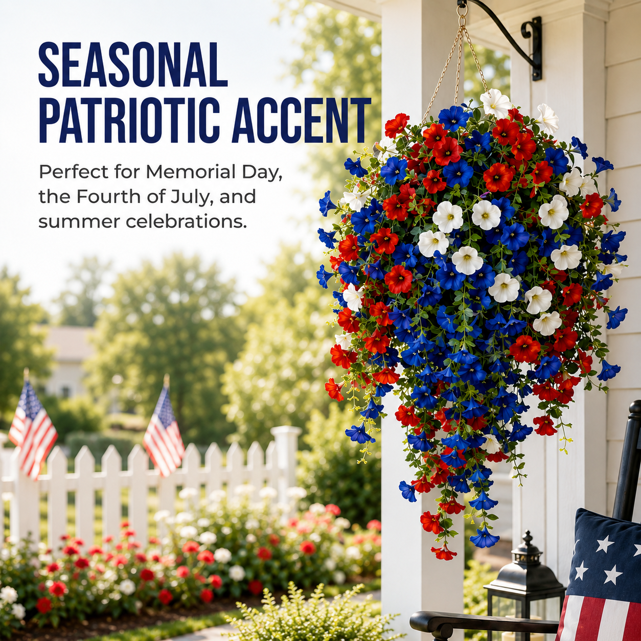 🔥🔥250th US Independence Day SALE OFF UP TO 60%🔥 SALE OFF UP TO 60%🔥🔥  Artificial Outdoor Decor, No Maintenance thumbnail 2