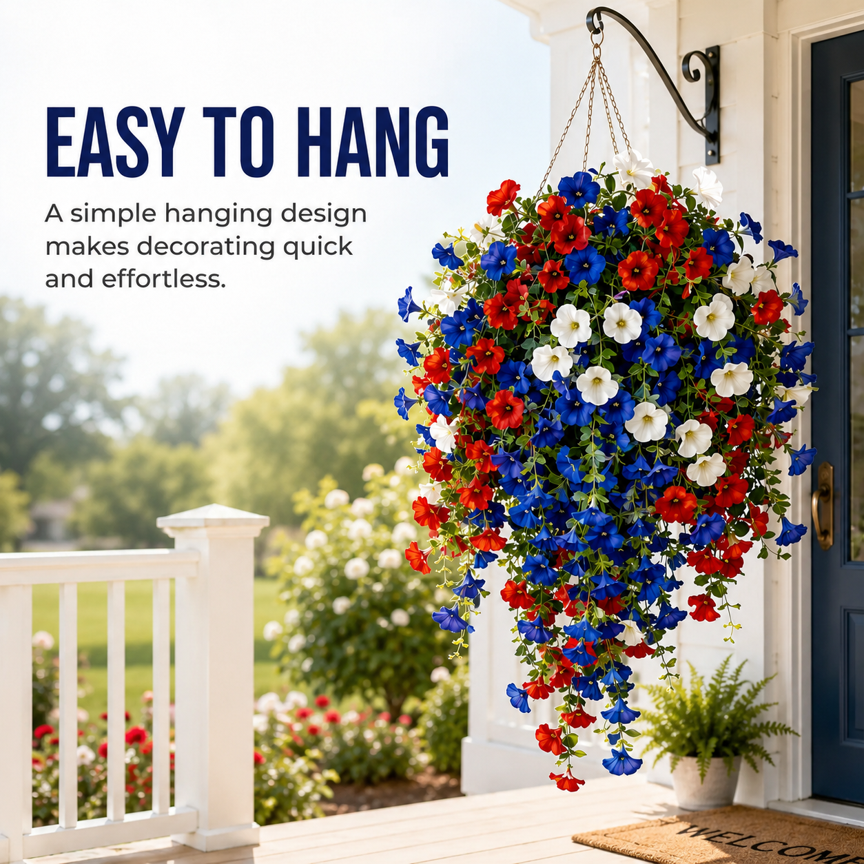 🔥🔥250th US Independence Day SALE OFF UP TO 60%🔥 SALE OFF UP TO 60%🔥🔥  Artificial Outdoor Decor, No Maintenance thumbnail 3