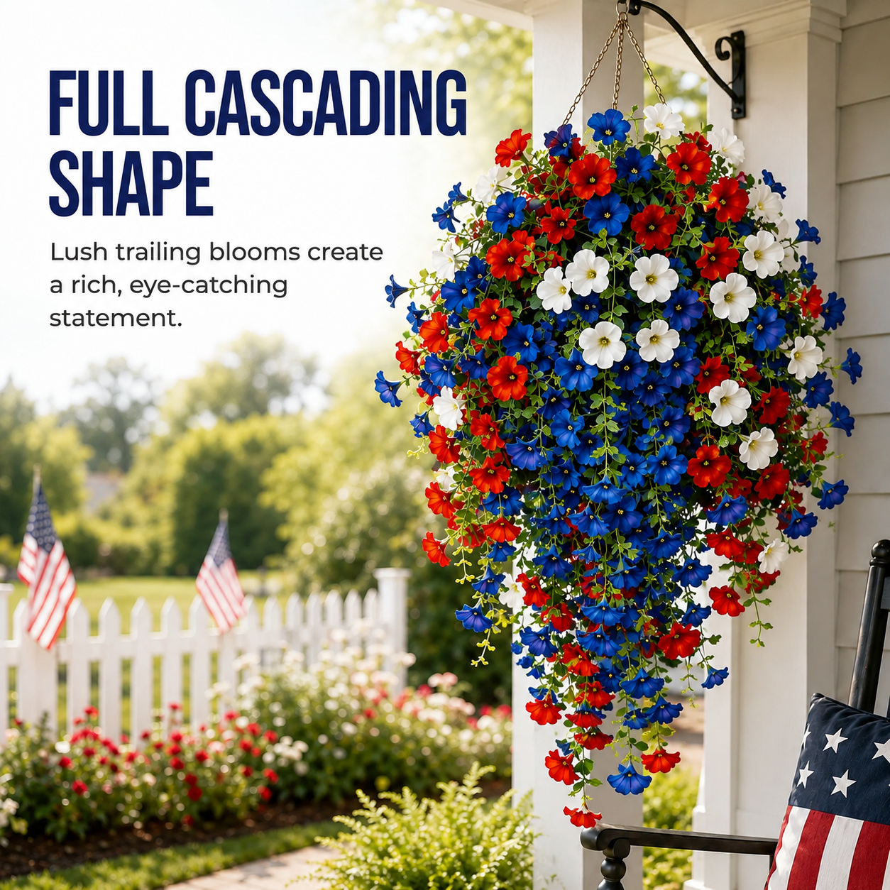🔥🔥250th US Independence Day SALE OFF UP TO 60%🔥 SALE OFF UP TO 60%🔥🔥  Artificial Outdoor Decor, No Maintenance thumbnail 6