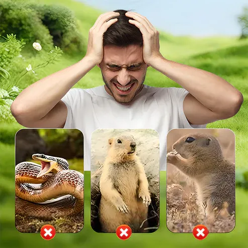 🔥Hot Deal Summer SALE OFF UP TO 60% Solar Powered Waterproof Screw Mole Repellent thumbnail 8