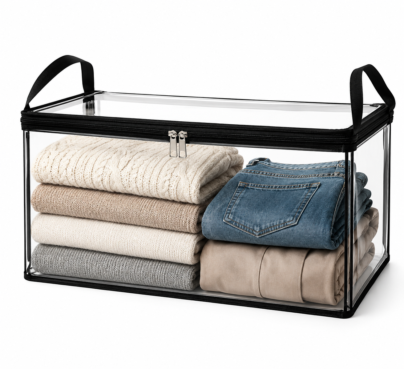 🔥Last Day 60% OFF Large-Capacity Foldable Transparent Storage Box for Books & Clothes thumbnail 7