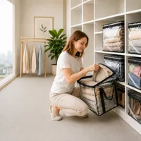 🔥Last Day 60% OFF Large-Capacity Foldable Transparent Storage Box for Books & Clothes thumbnail 1