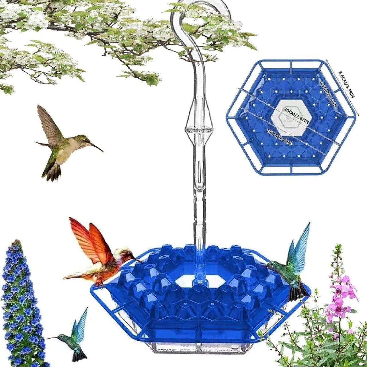 ✨Hummingbird Feeders for Outdoors Hanging thumbnail 5