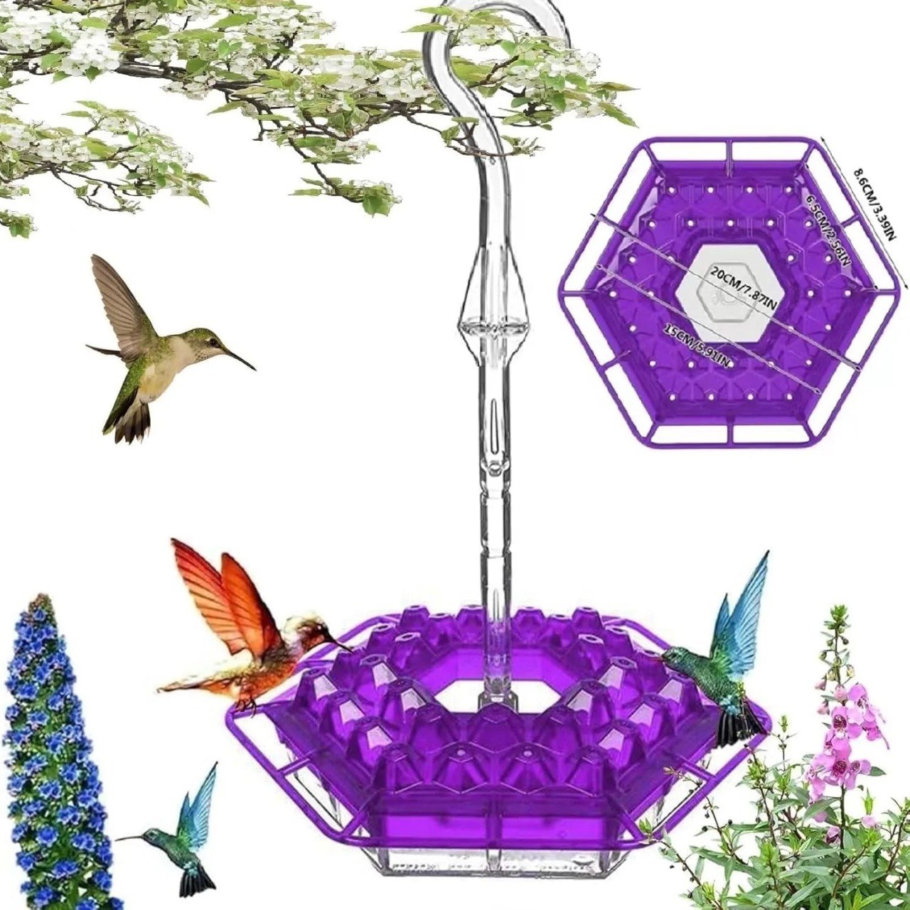✨Hummingbird Feeders for Outdoors Hanging thumbnail 7