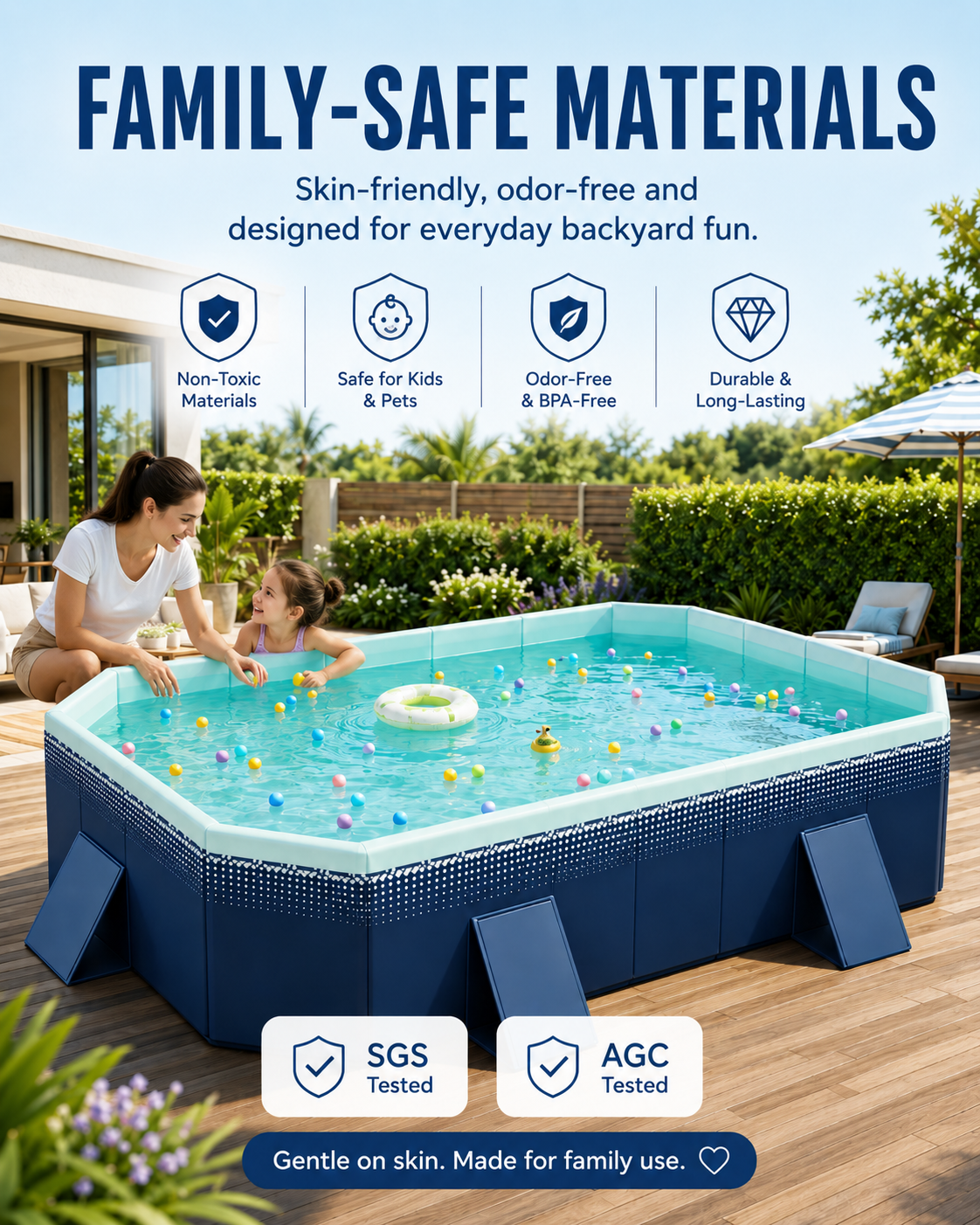 🔥🔥Hot Deal Summer SALE OFF UP TO 60%🔥🔥 Home swimming pool, automatic swimming pool without pump. thumbnail 4