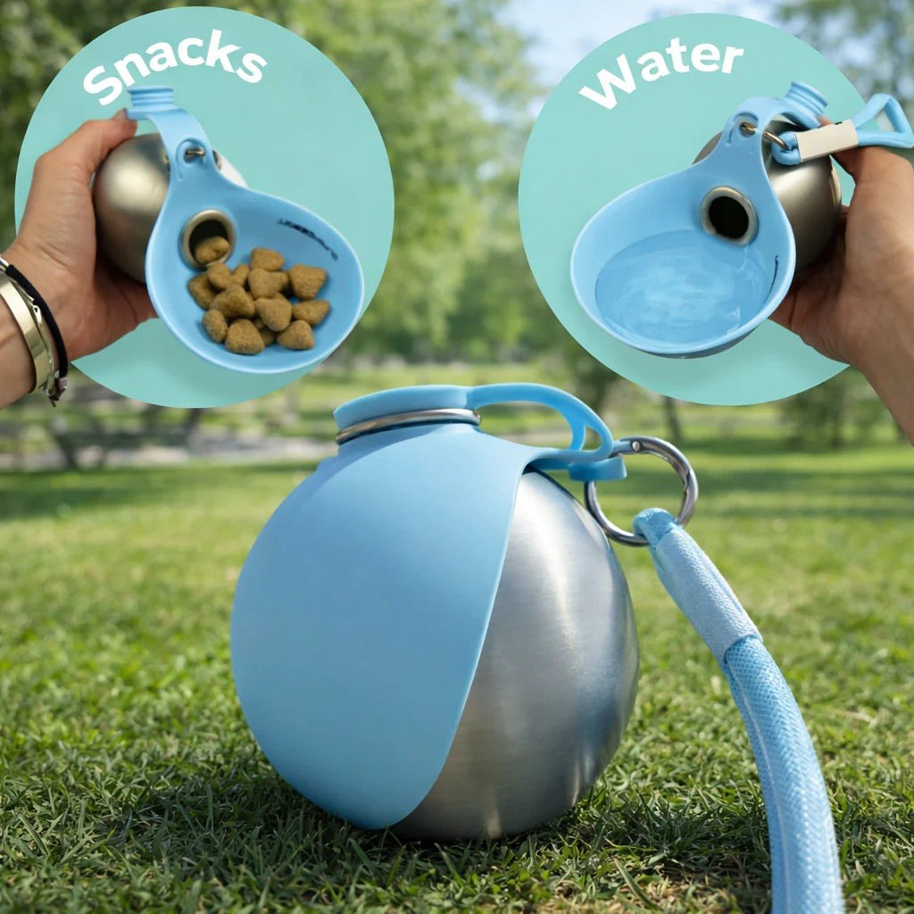 2-in-1 Portable Dog & Cat Water Bottle thumbnail 4