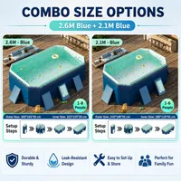 🔥🔥Hot Deal Summer SALE OFF UP TO 60%🔥🔥 Home swimming pool, automatic swimming pool without pump. thumbnail 14