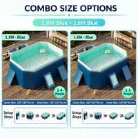 🔥🔥Hot Deal Summer SALE OFF UP TO 60%🔥🔥 Home swimming pool, automatic swimming pool without pump. thumbnail 15