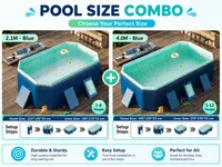 🔥🔥Hot Deal Summer SALE OFF UP TO 60%🔥🔥 Home swimming pool, automatic swimming pool without pump. thumbnail 16