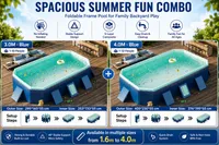 🔥🔥Hot Deal Summer SALE OFF UP TO 60%🔥🔥 Home swimming pool, automatic swimming pool without pump. thumbnail 17