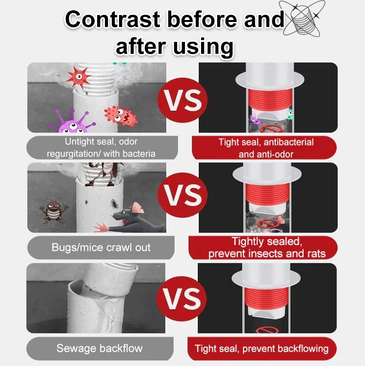 🔥50% OFF TODAY🔥Drain Pipe Anti-odor Artifact thumbnail 2